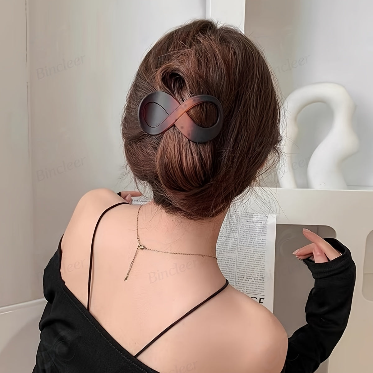 2pcs Easy Matte Hair Clips/Large Unisex Hair Clips for Thick And Thin Hair/Hair Additions for Styling Hair And Daily Use for Women