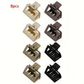 8pcs Retro Easy Frosted Box Hair Catching Clip Female Head Daily Hair Shark Clip Half Tied Hair Top Clip Bath Hair Curler Temperament Advanced Sense Catching Clip Headdress Fashion Easy Joker Hairpin Hair Additions Holiday Gift